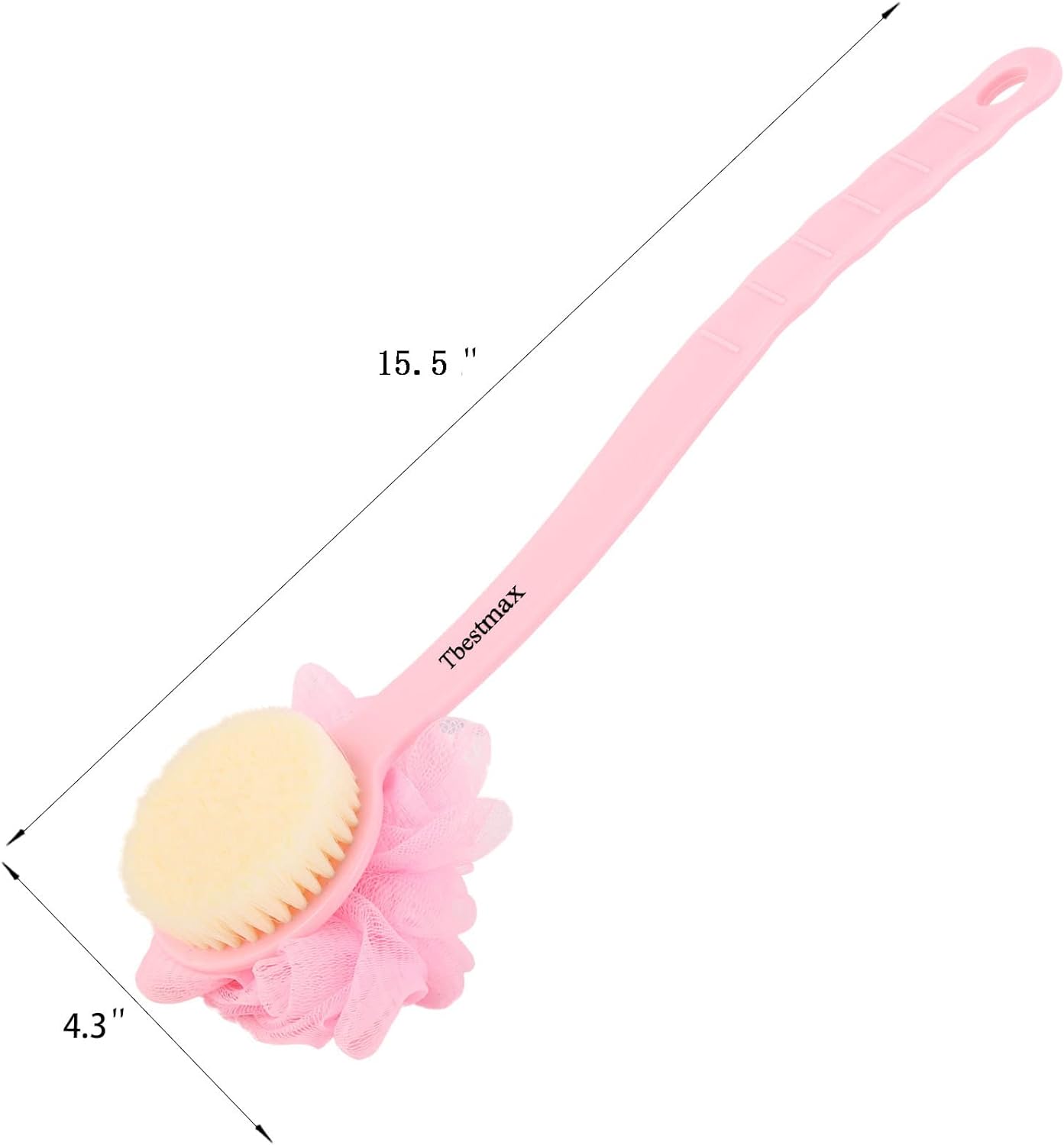Dual-Sided Bath Brush Set