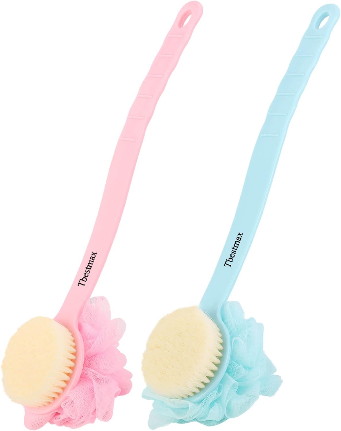 Dual-Sided Bath Brush Set