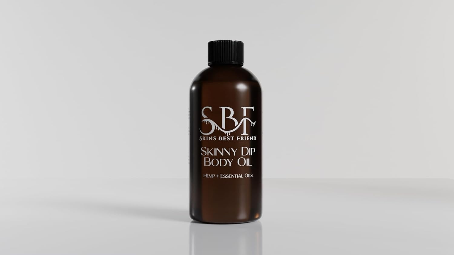 Skins Best Friend Skinny Dip Bath Oil Moisturizing Bath and Body Oil with Hemp and Essential Oils 4-8oz (8 oz)