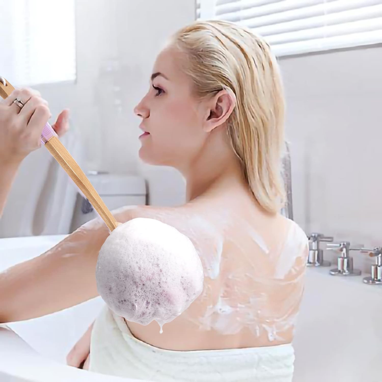 Loofah Back Scrubber Set