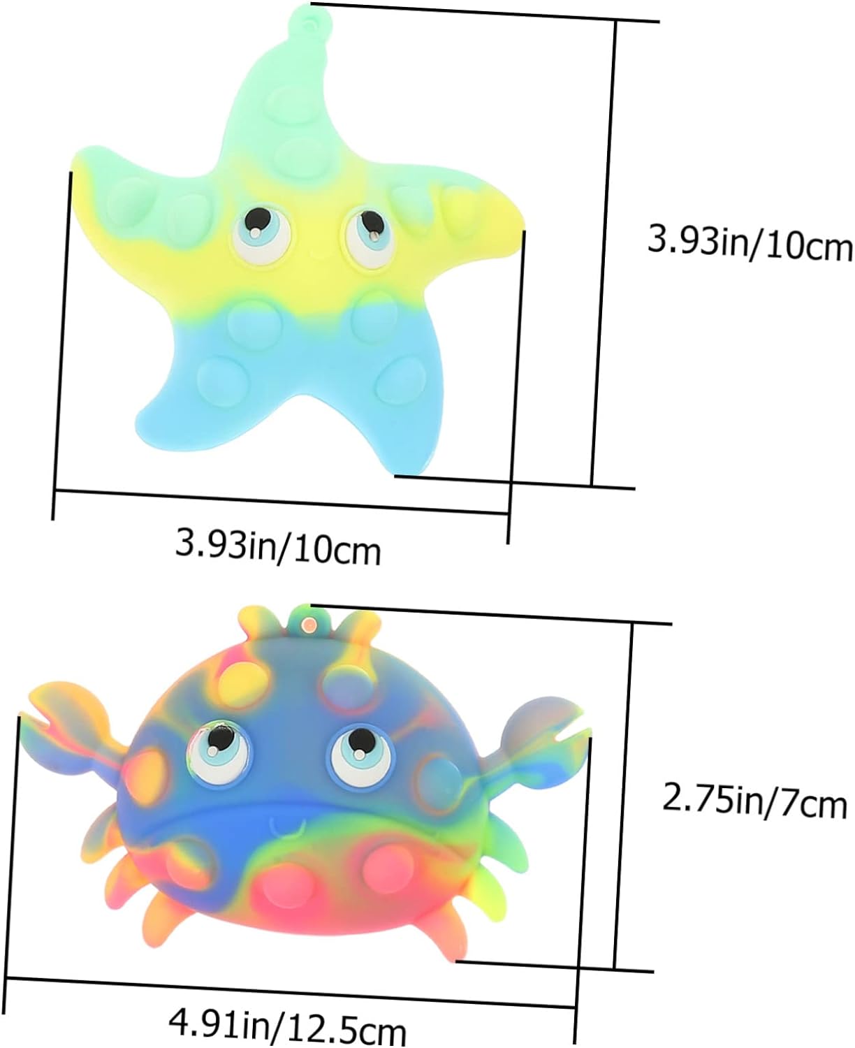 Cute Silicone Bath Scrubber Set