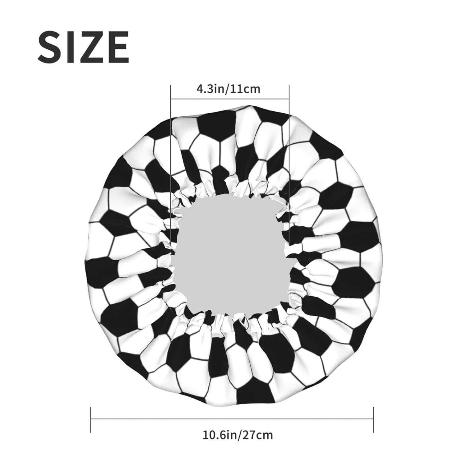 Double-Layer Waterproof Shower Cap