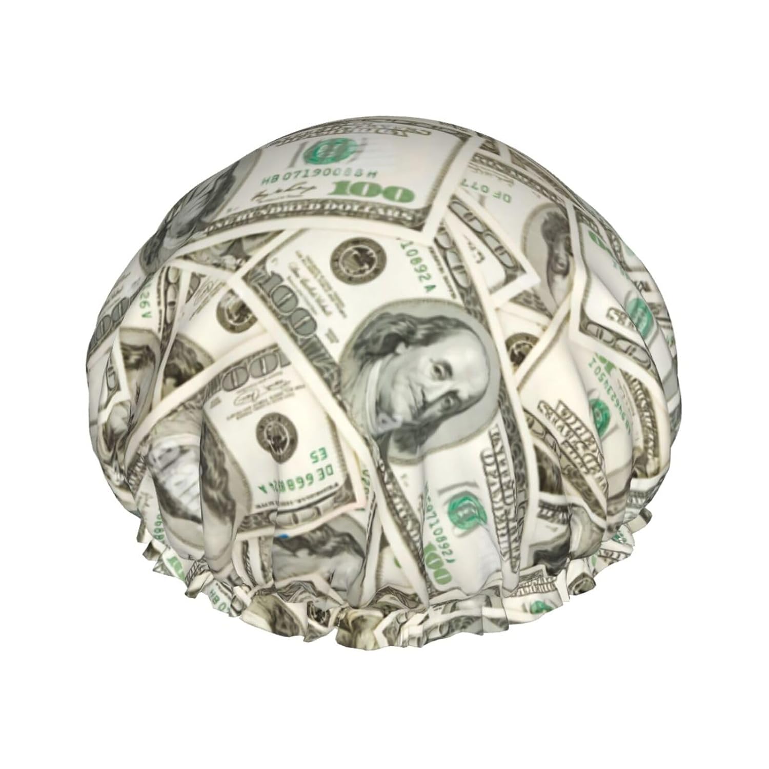 Double-Layer Waterproof Shower Cap