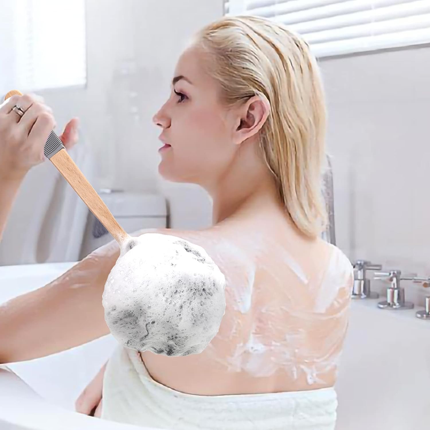 Loofah Back Scrubber Set