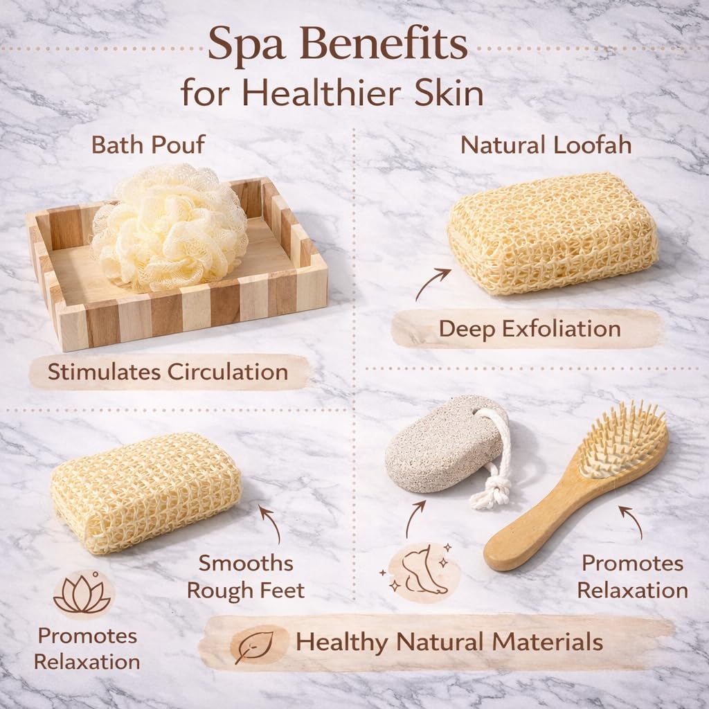 Essentials Spa Gift Set – Everyday Self Care Kit (Heart Collection)