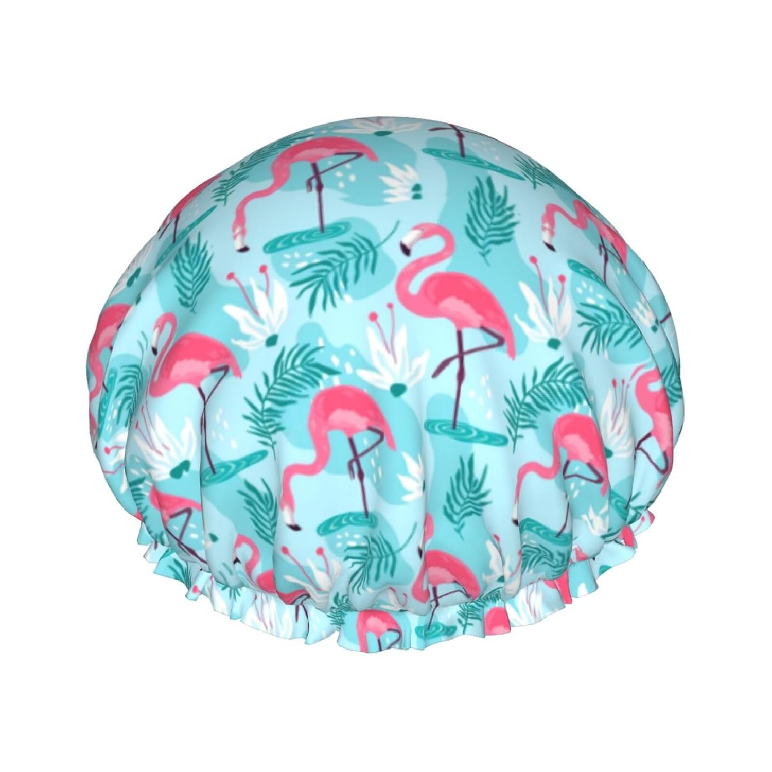 Double-Layer Waterproof Shower Cap