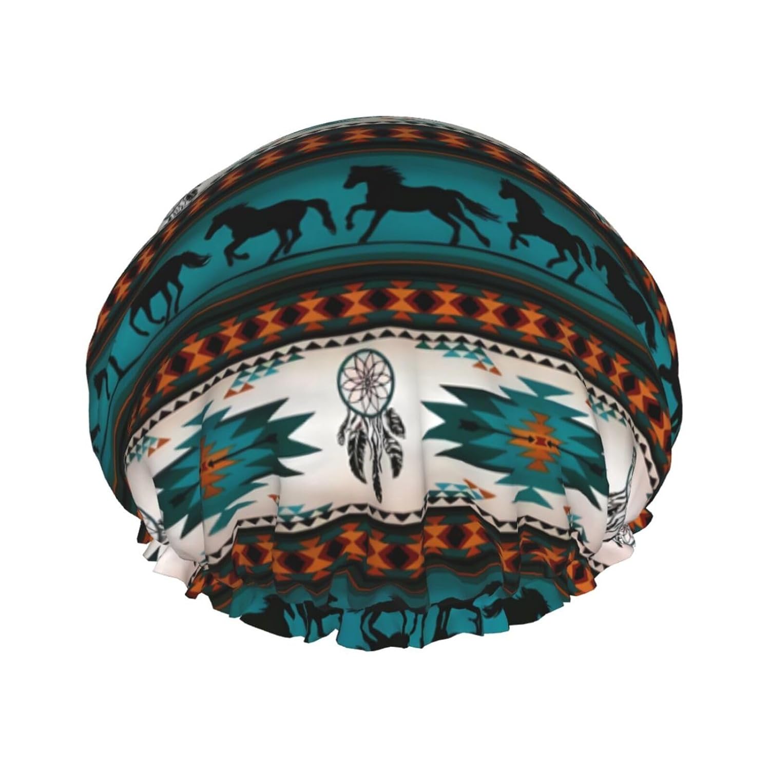 Double-Layer Waterproof Shower Cap