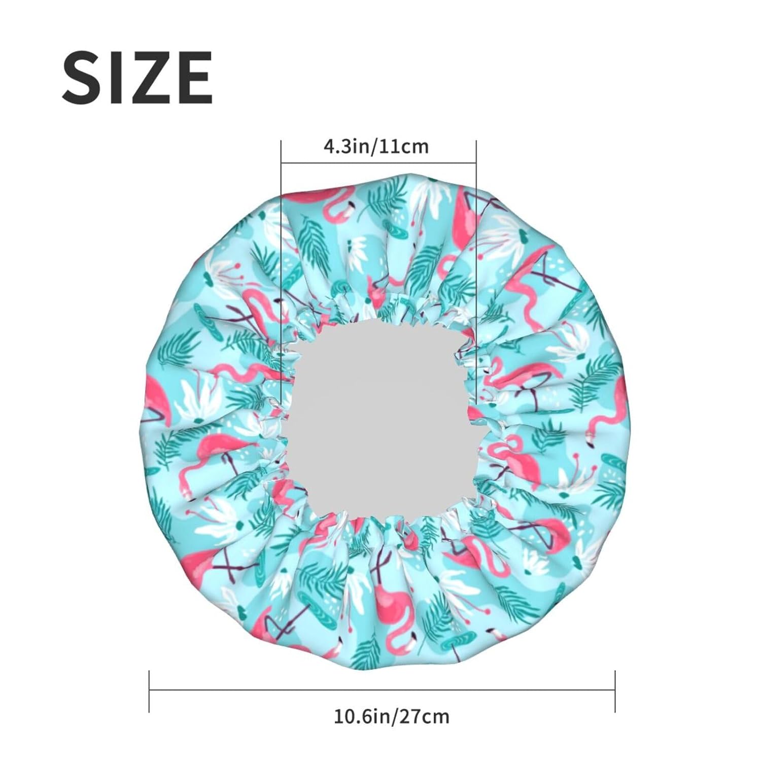 Double-Layer Waterproof Shower Cap