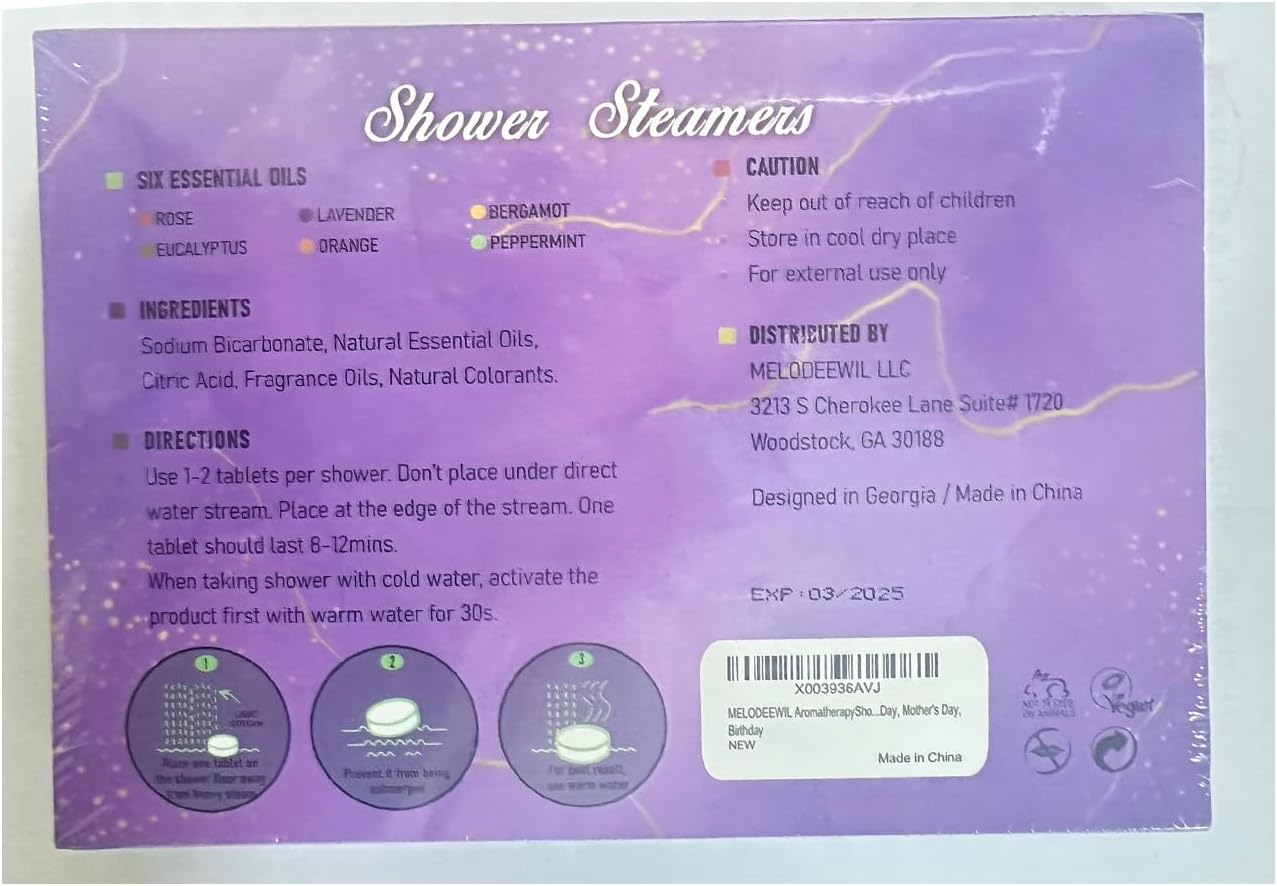 Aromatherapy Shower Steamers Set