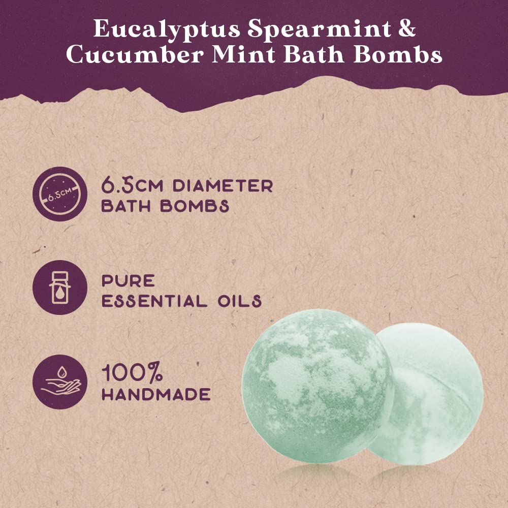 Purple Canyon Mystic Spa Box | 7 Piece Full Size Lavender Spa Kit for Self Care | Bath and Body Gifts for Women