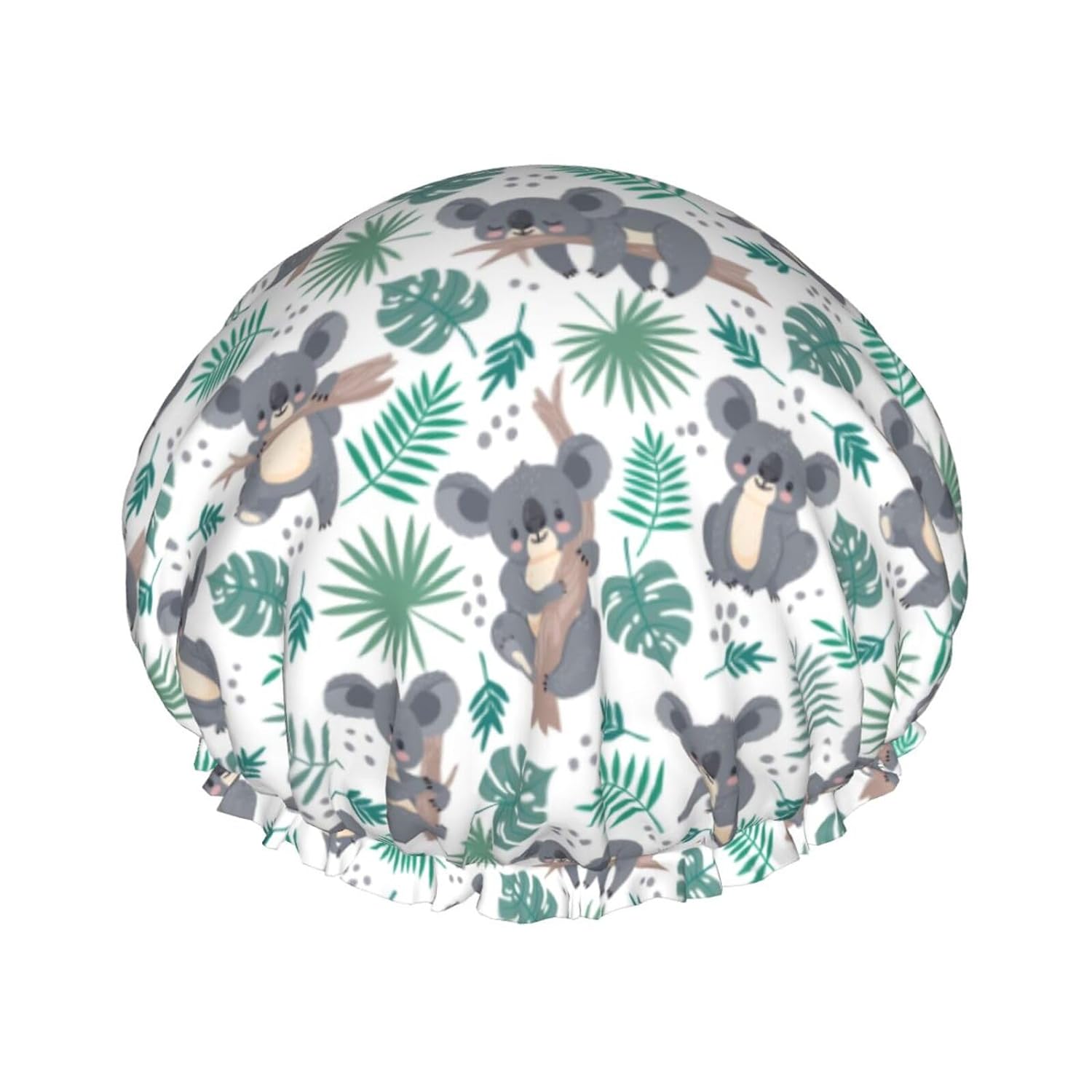Double-Layer Waterproof Shower Cap