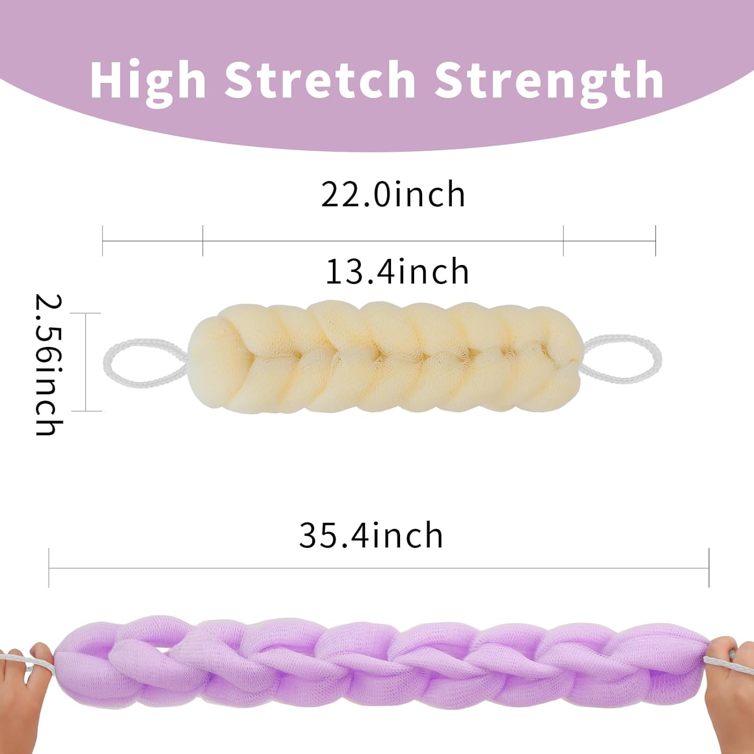 Stretchable Back Loofah Strap