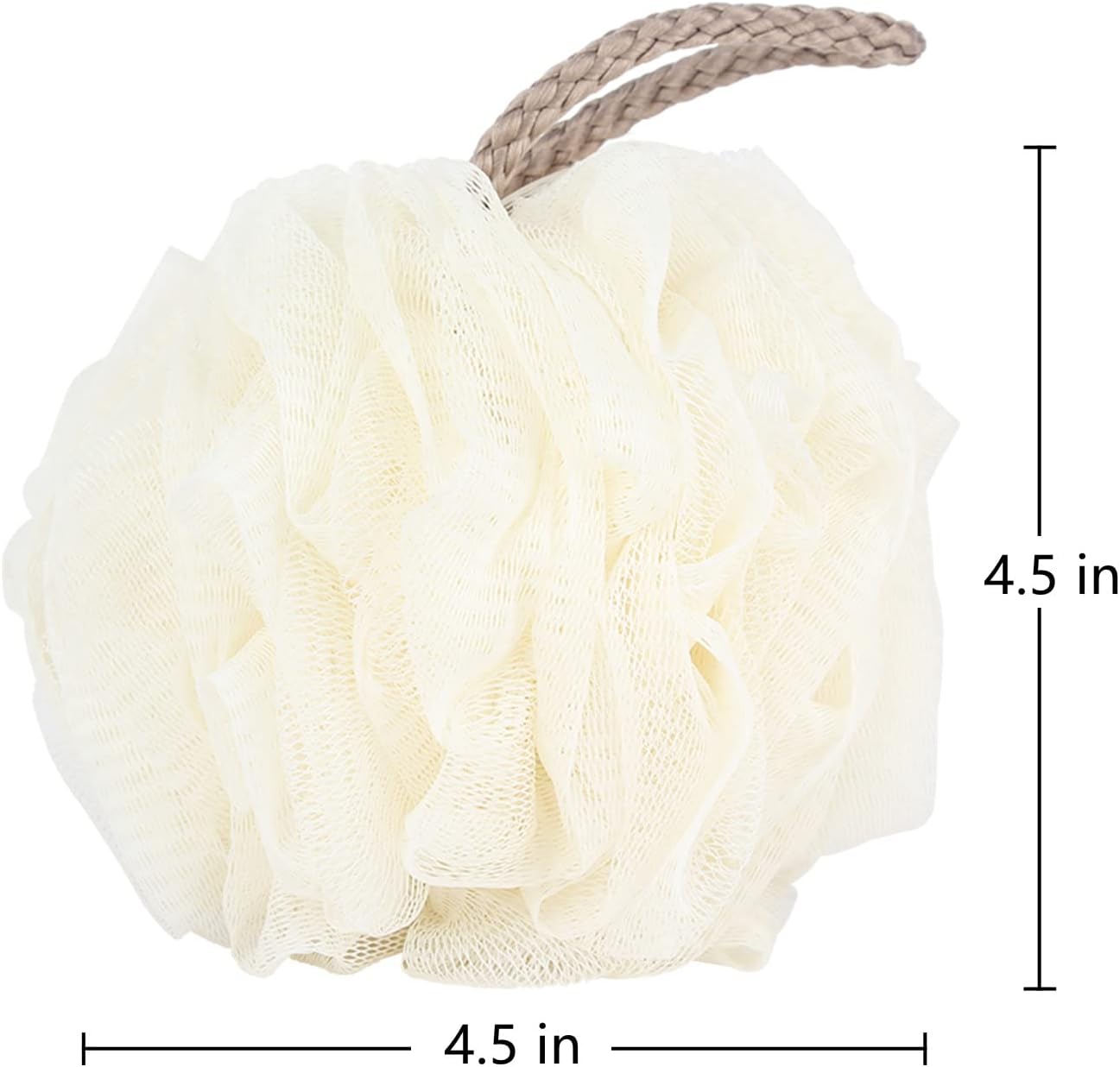 Mesh Shower Loofah Sponge Set (4 Colors)