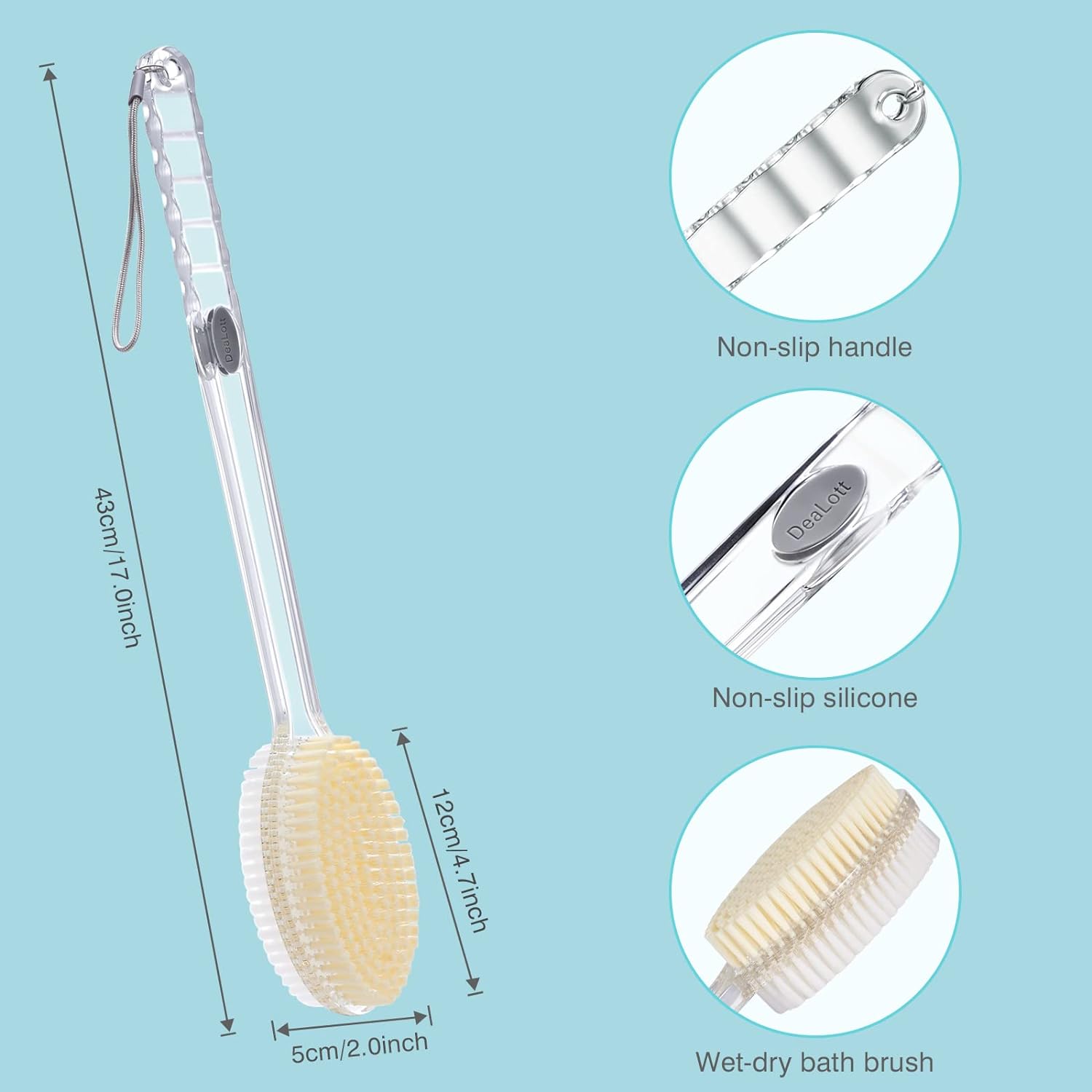 Dual-Sided Back Scrubber
