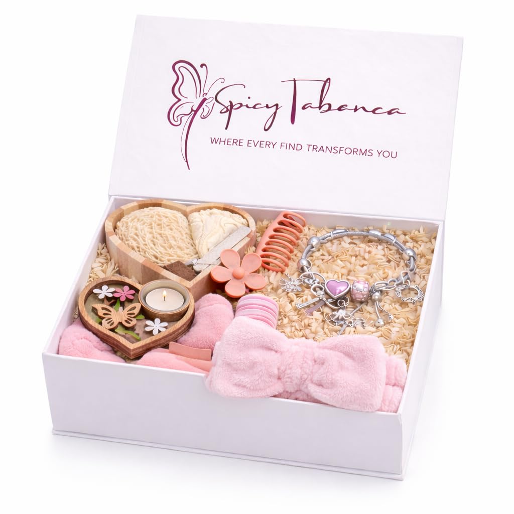 Essentials Spa Gift Set – Everyday Self Care Kit (Heart Collection)