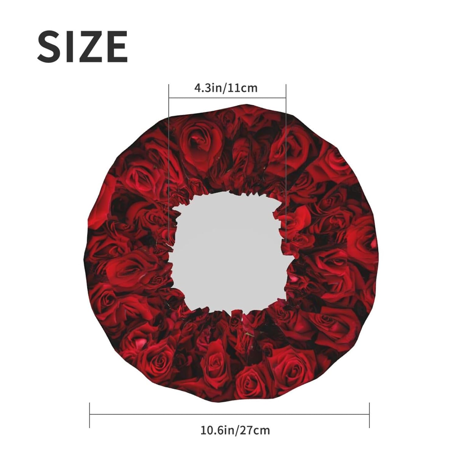 Double-Layer Waterproof Shower Cap
