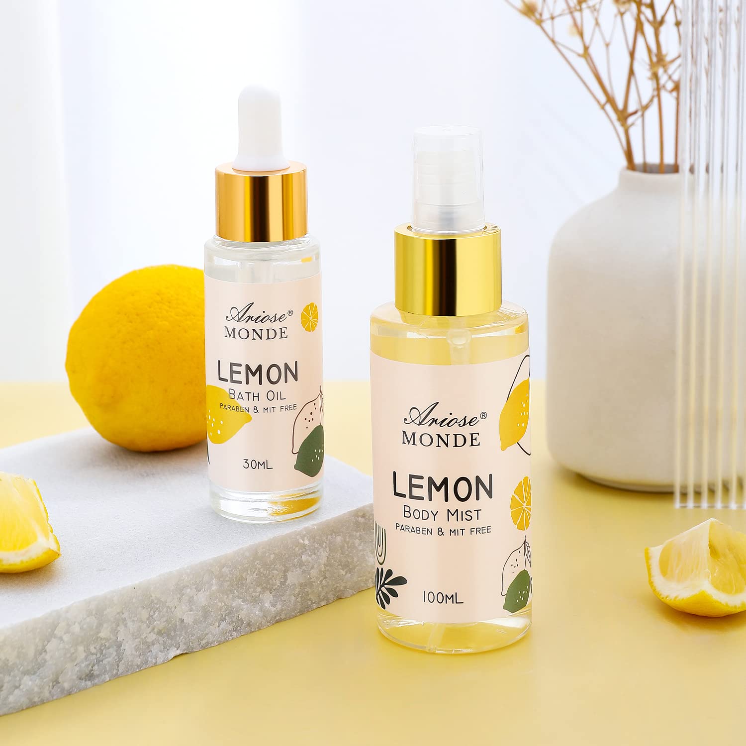 Citrus Lemon Spa and Body Care Set