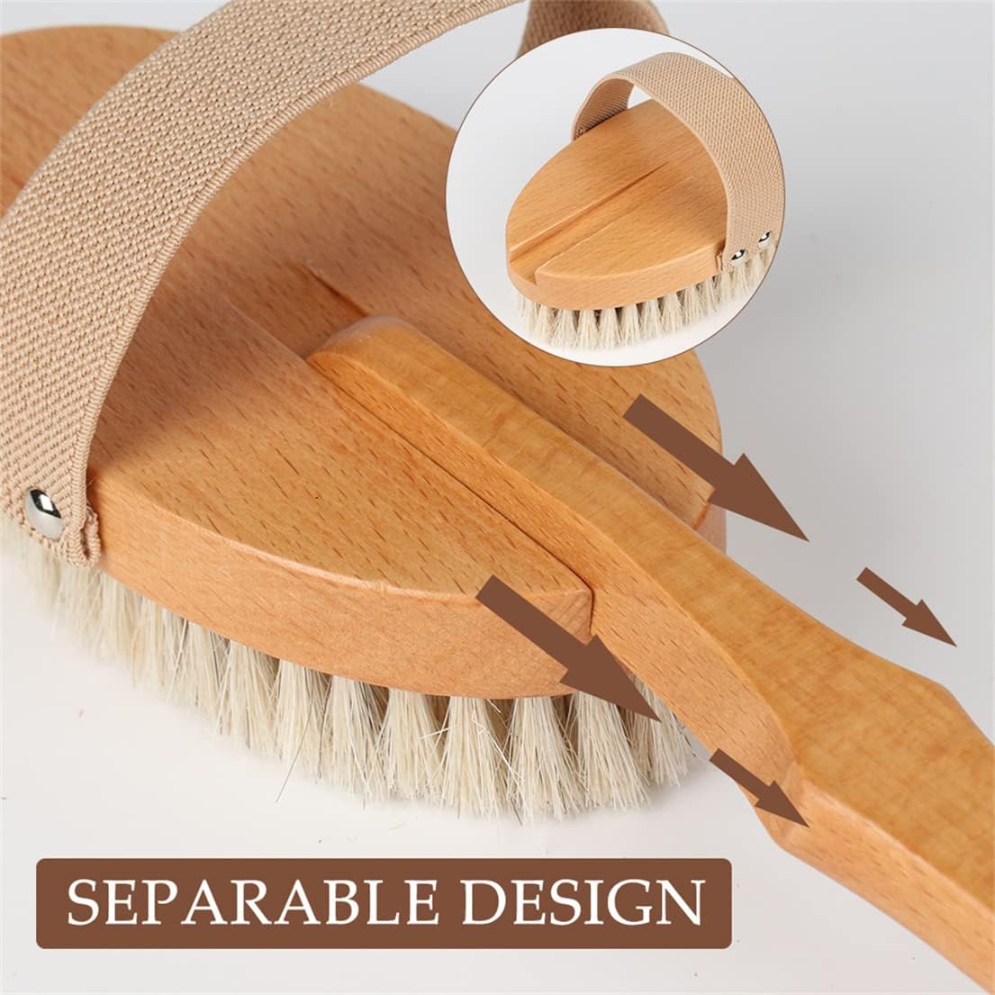 Natural Wooden Bath Brus
