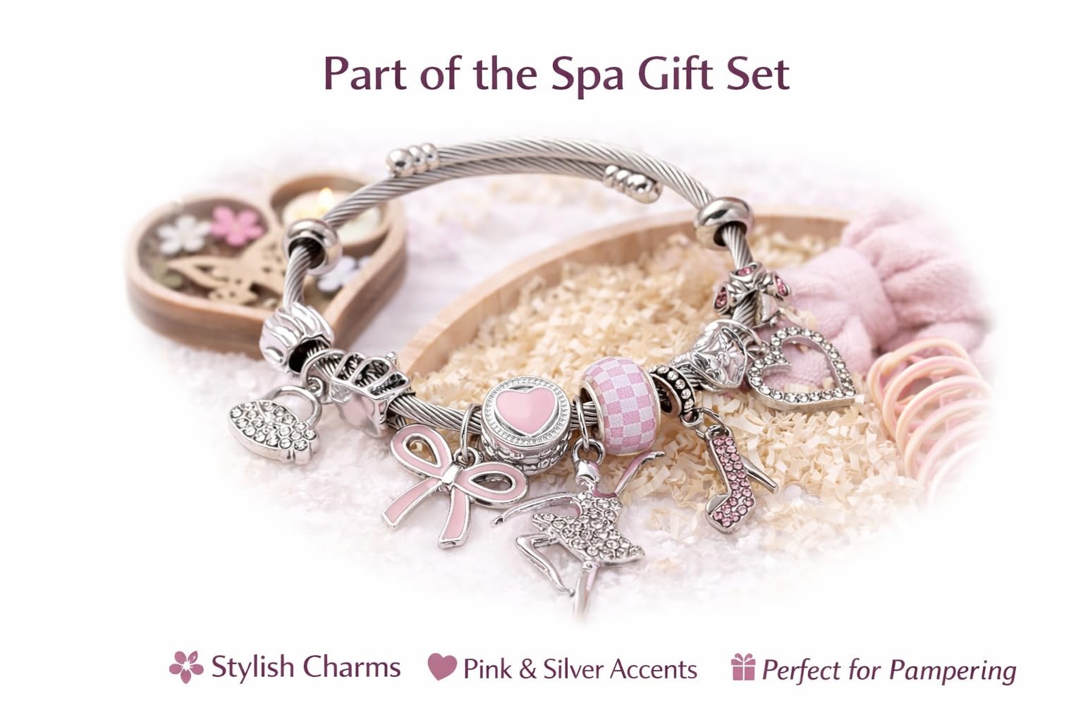 Essentials Spa Gift Set – Everyday Self Care Kit (Heart Collection)