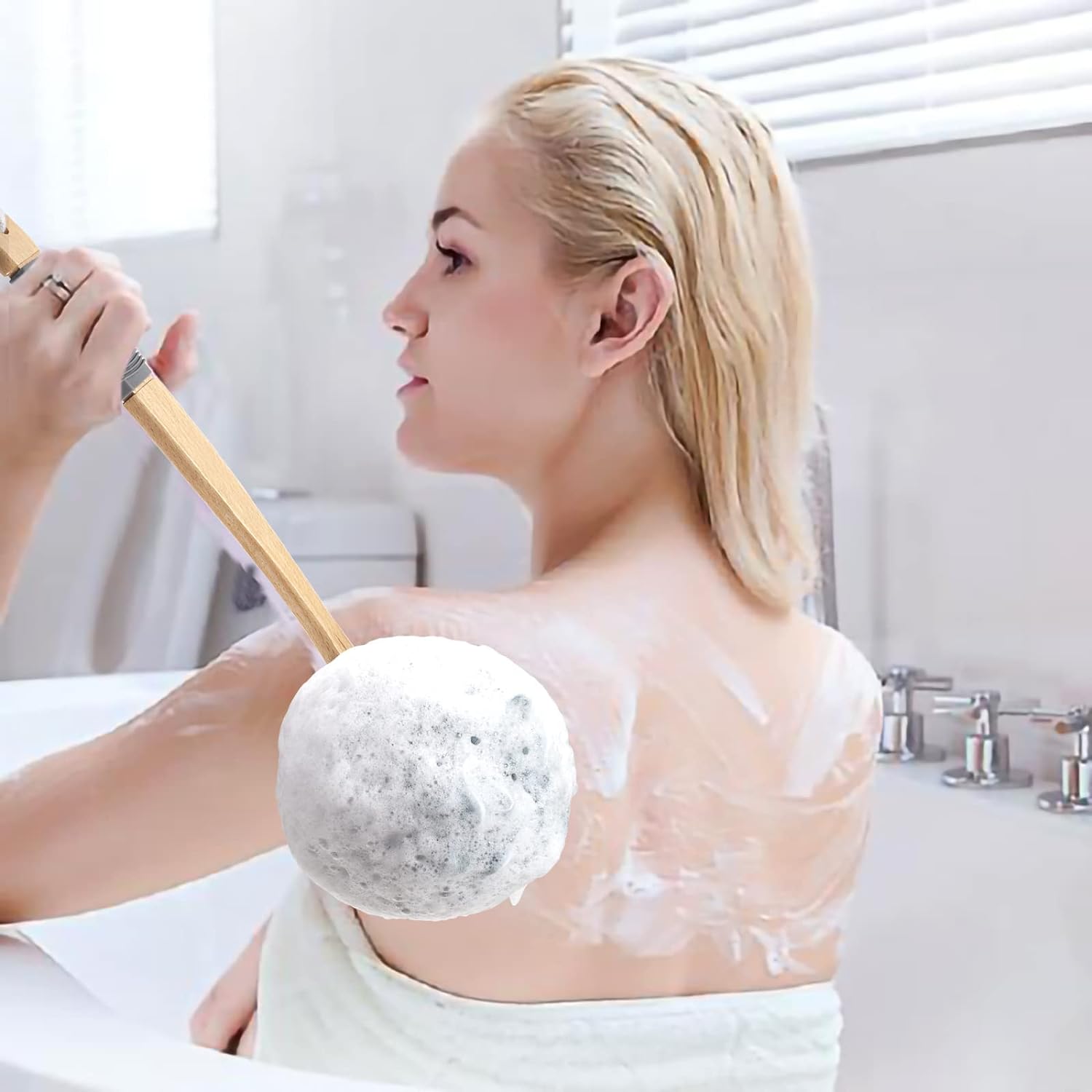 Loofah Back Scrubber Set