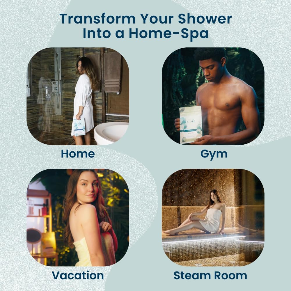 Shower Steamers 15 Pack - Eucalyptus Shower Bath Bombs