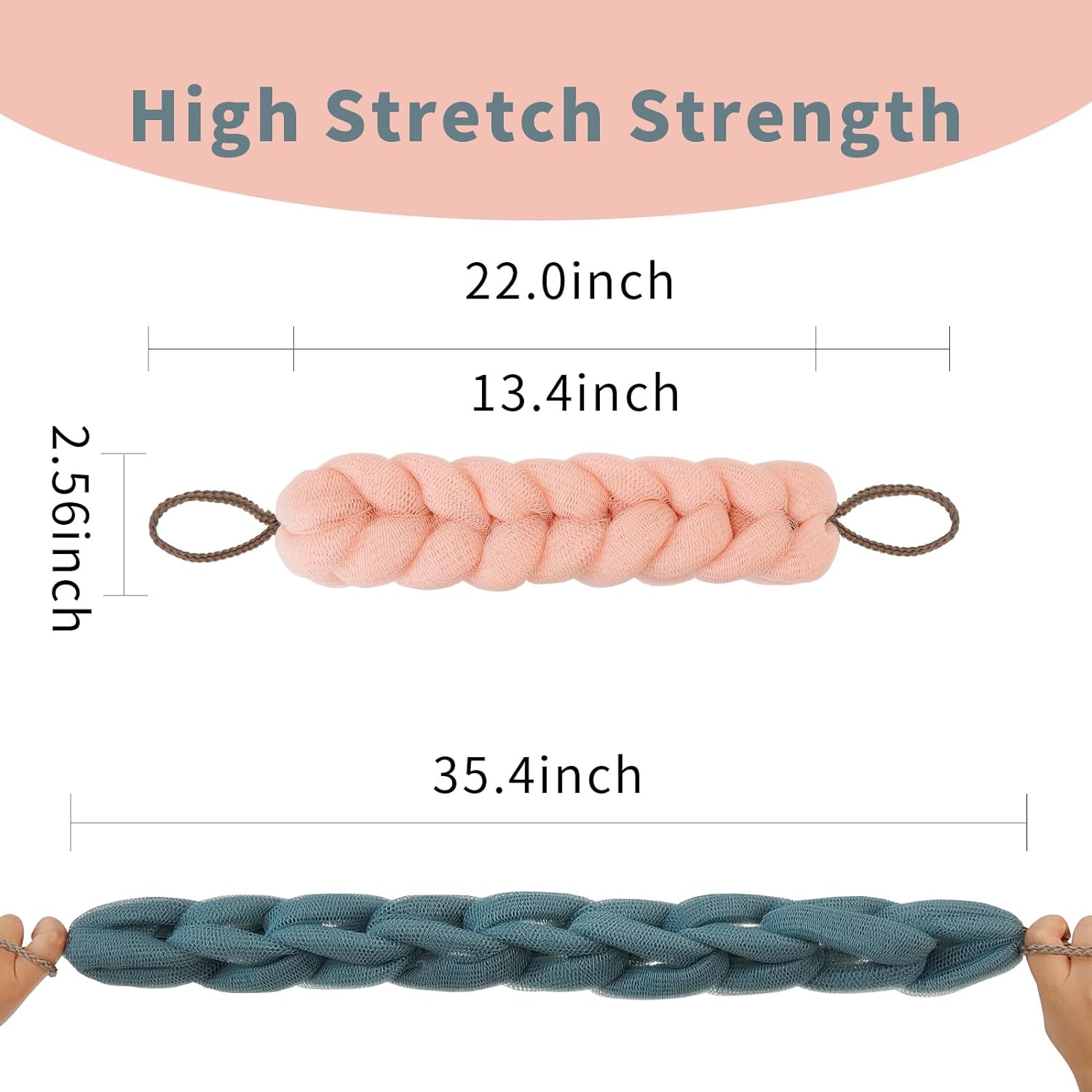 Stretchable Back Loofah Strap