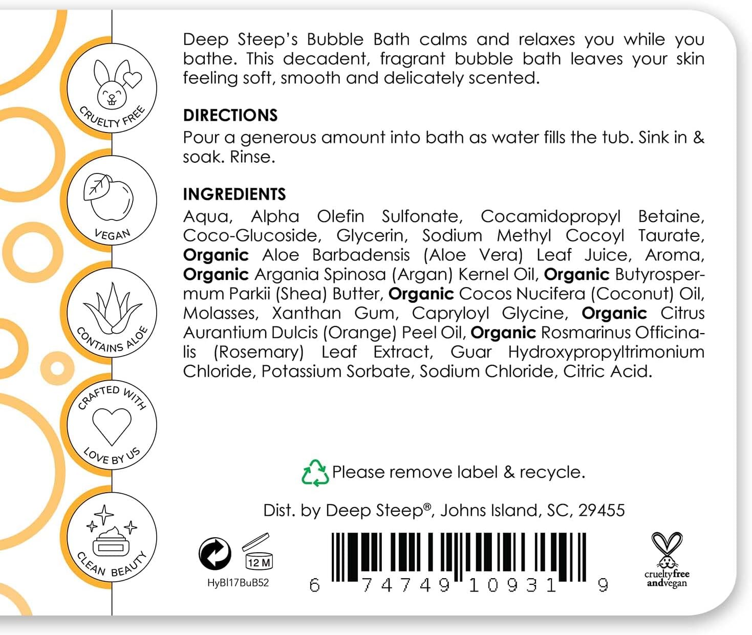 Vanilla Coconut Nourishing Bubble Bath (2-Pack)
