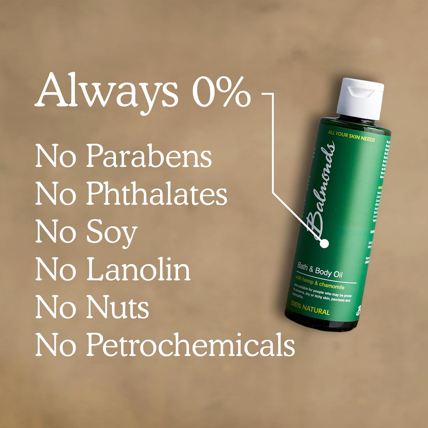 Natural Bath and Body Oil for Sensitive Skin