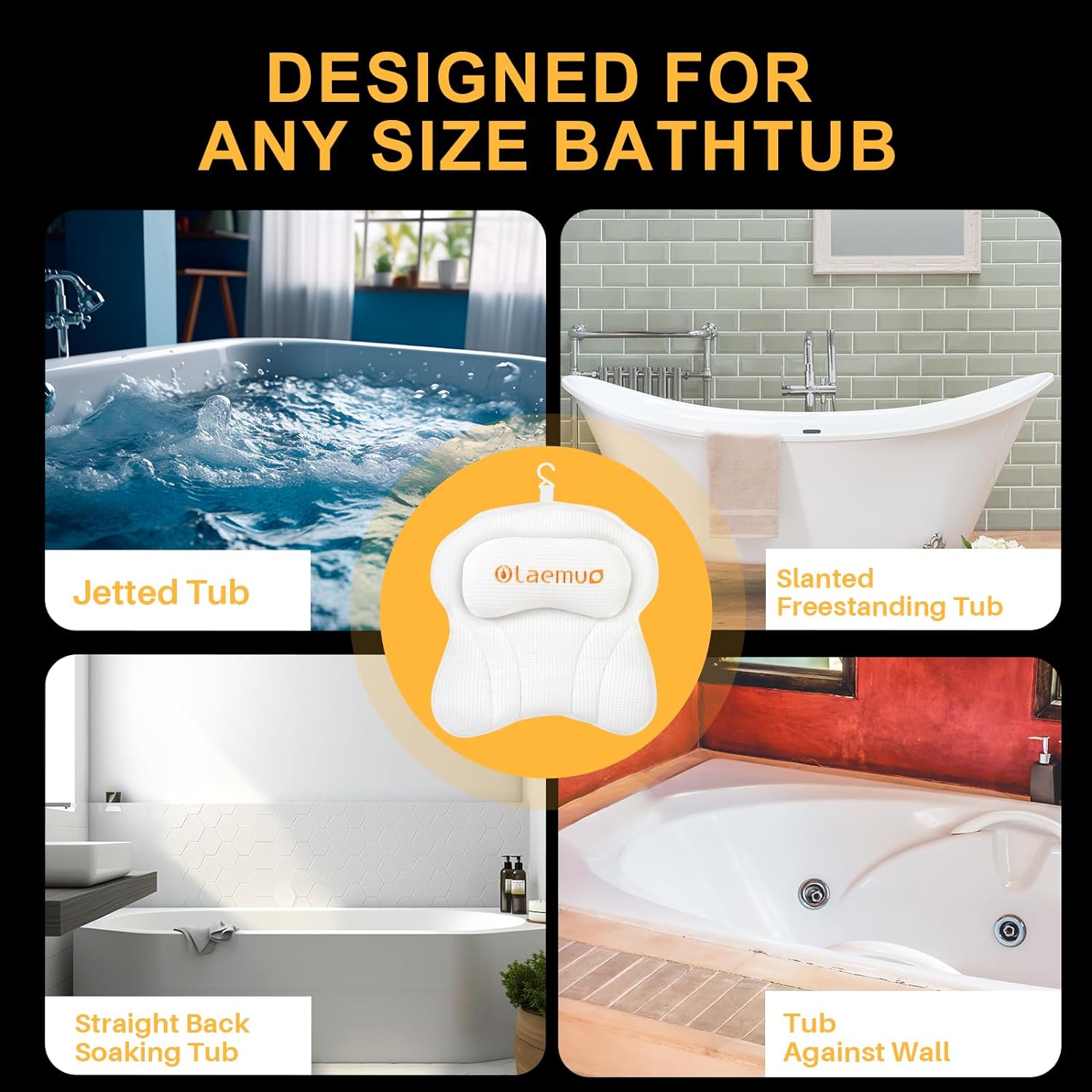 Bath Pillow for Tub