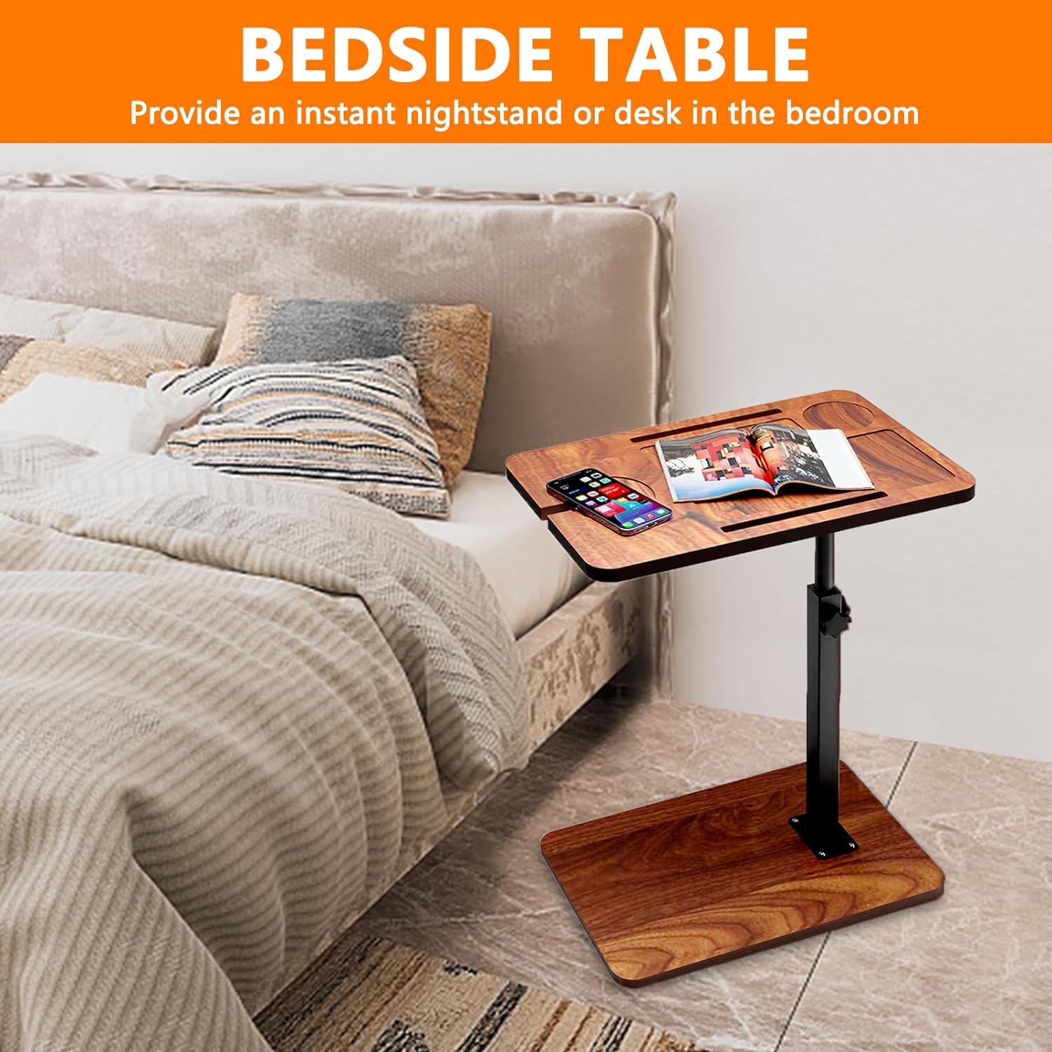 Adjustable Bathtub Tray Table