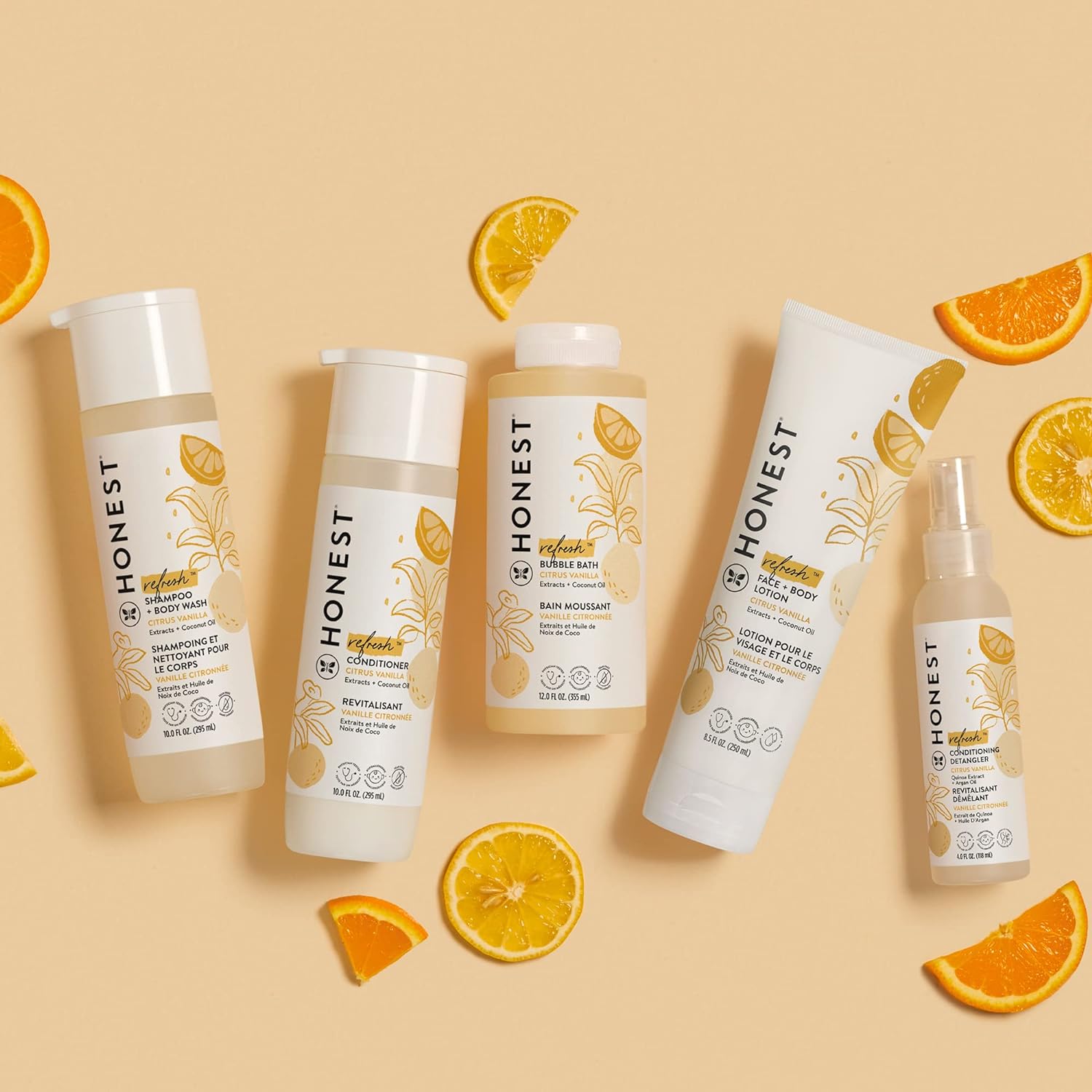 Citrus Vanilla Gentle Bubble Bath (Tear-Free Formula)