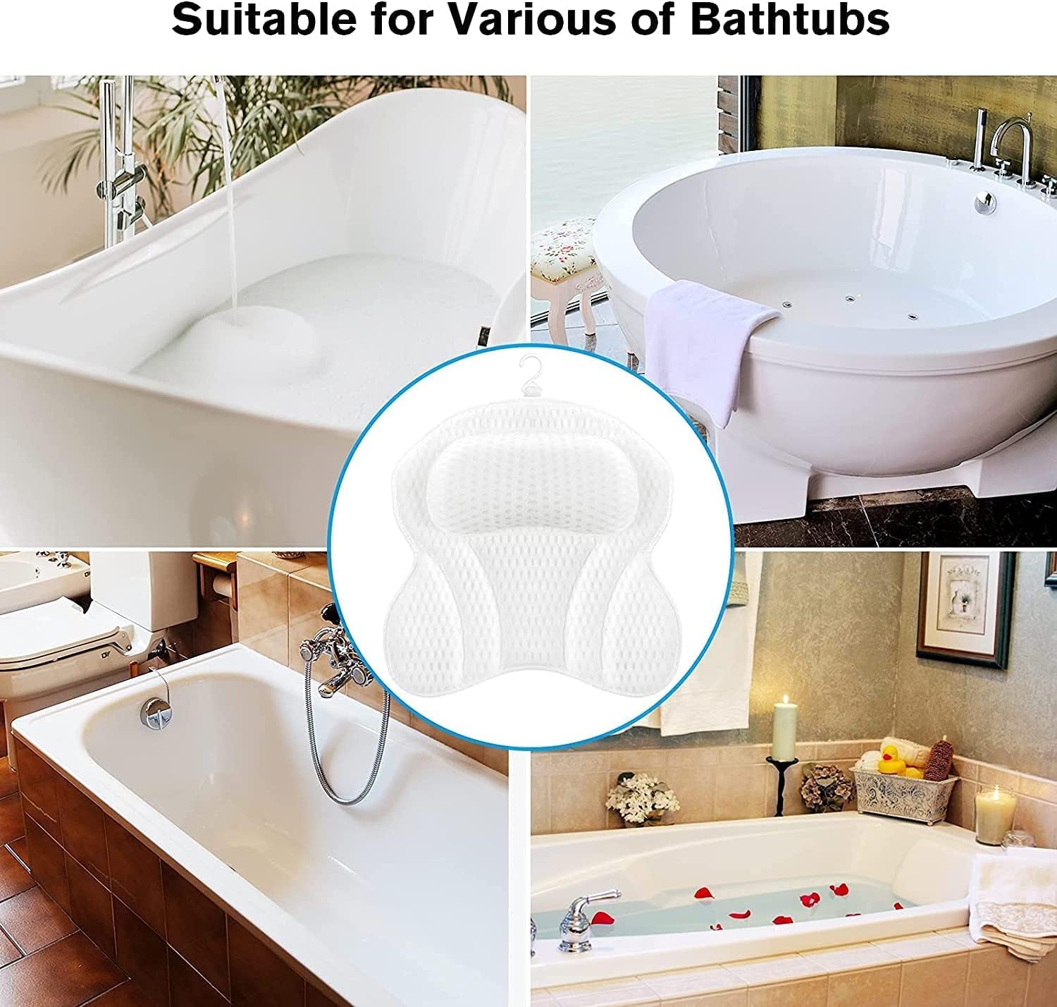 Ergonomic Bath Pillow
