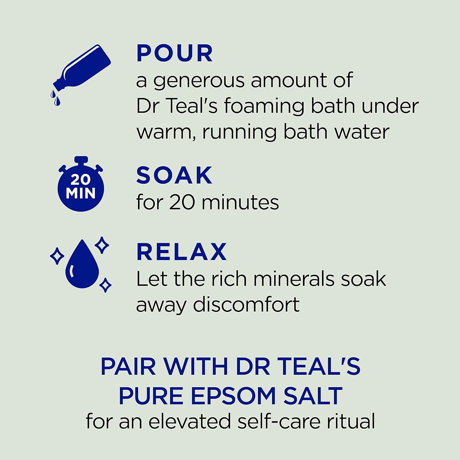Dr Teal's Foaming Bath with Pure Epsom Salt, Sleep Blend with Melatonin, Lavender & Chamomile Essential Oils, 34 fl oz (Pack of 4) (Packaging May Vary)