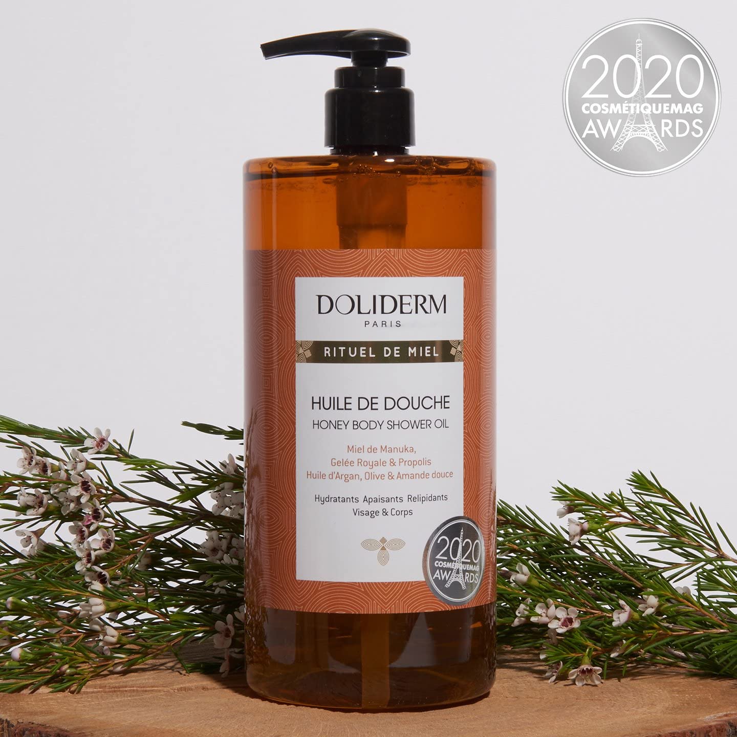 Doliderm Paris - Rituel de Miel - Honey Shower Oil, 33.8 Fl Oz