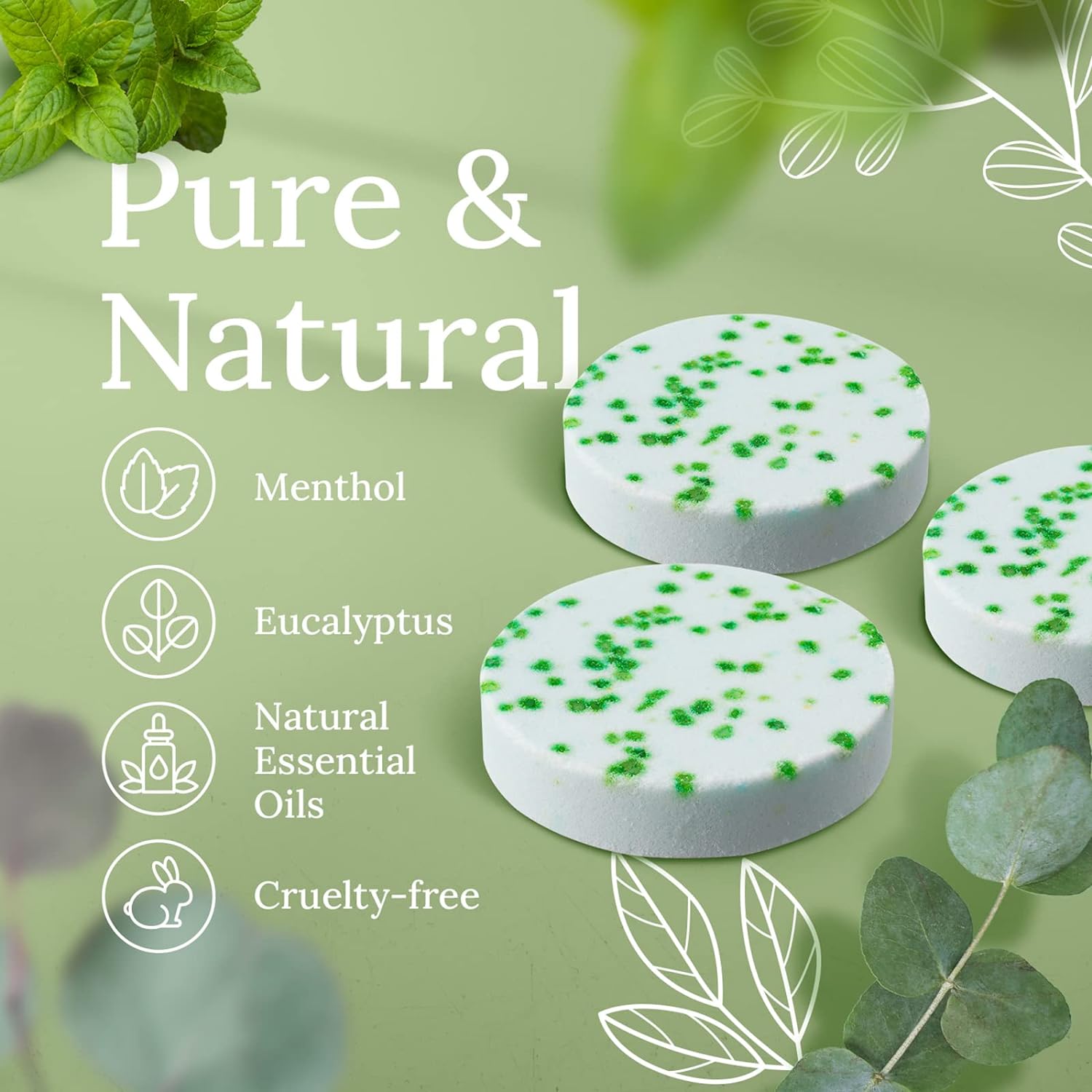 Eucalyptus Shower Steamers Aromatherapy set