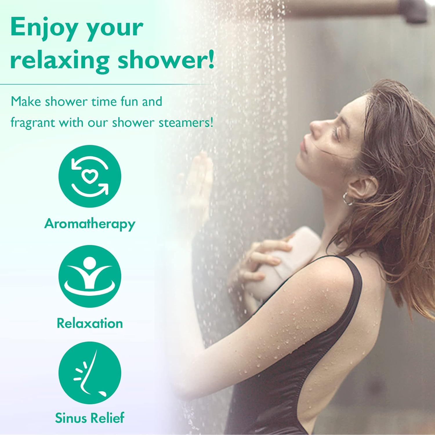 Multi-Scent Aromatherapy Shower Steamers Set (15 Pack)