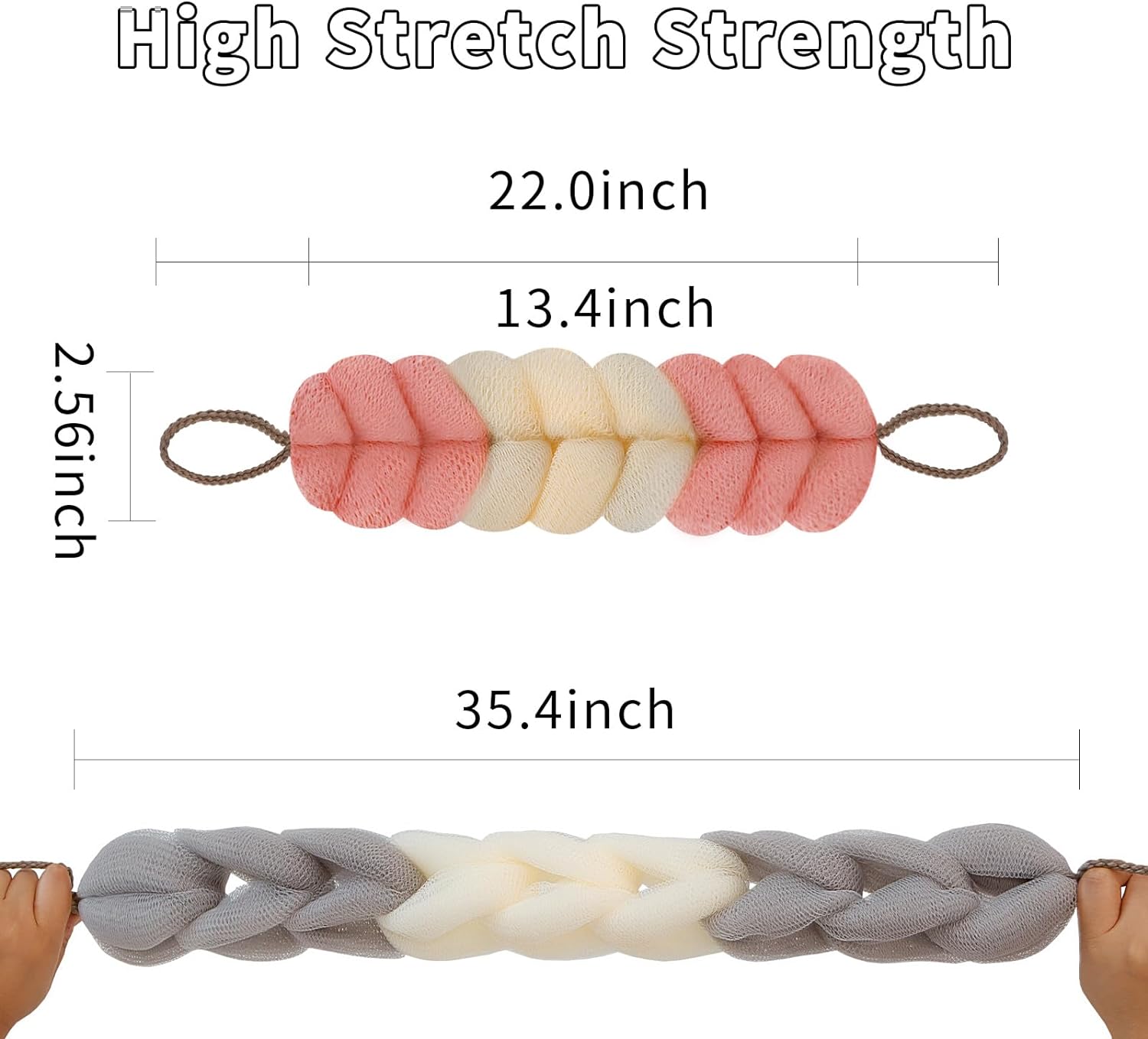 Stretchable Back Loofah Strap