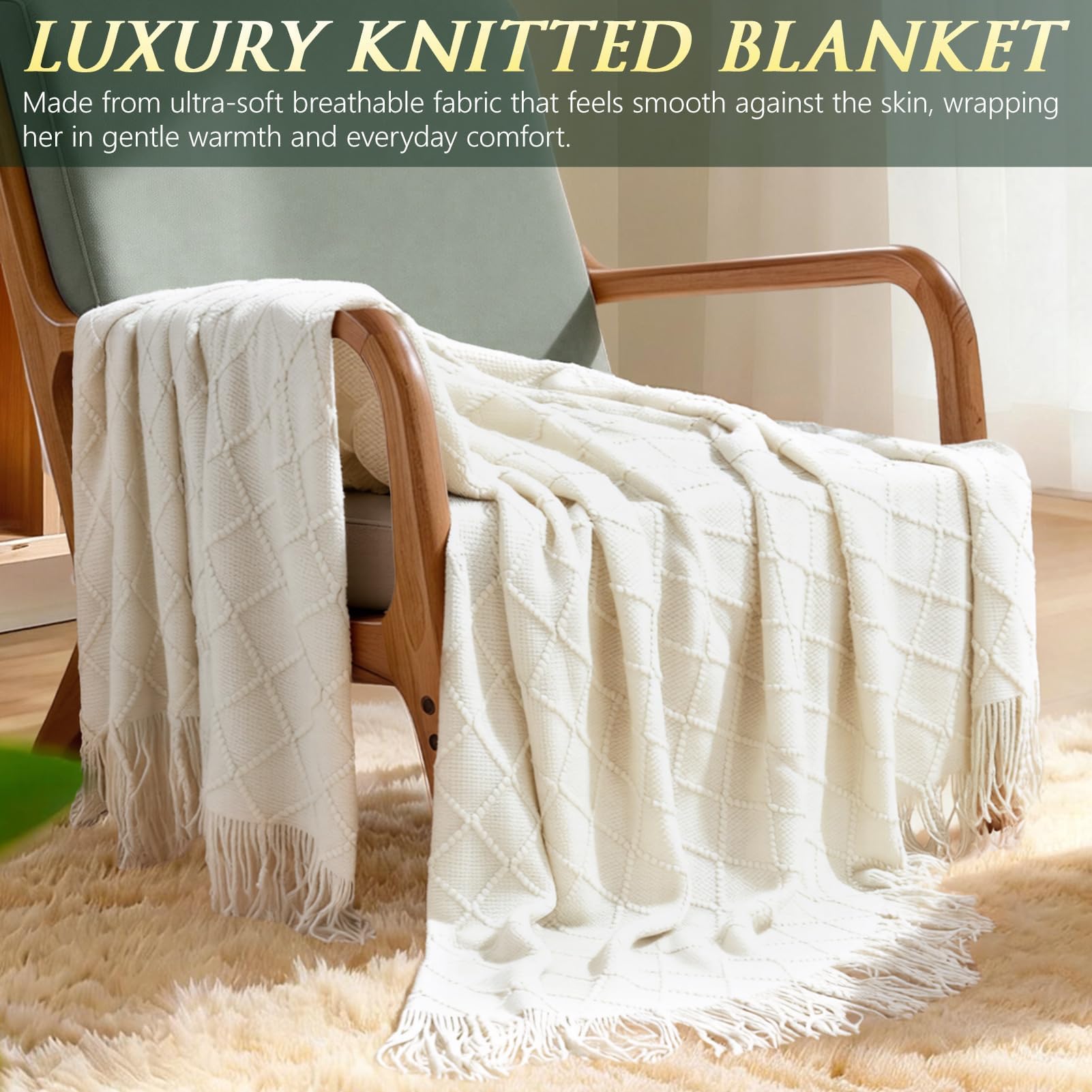 Luxury Gift Basket for Women Basket for Women – Luxury Self Care Spa Set with Blanket, Tumbler & Relaxing Essentials.
