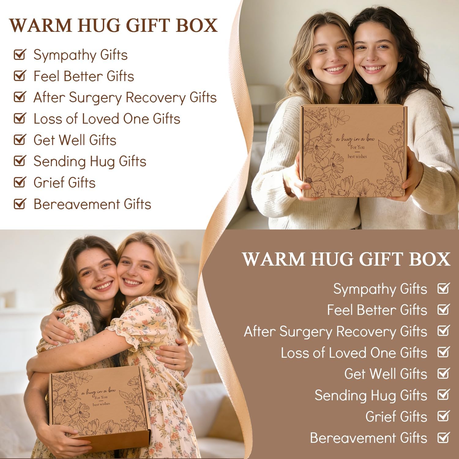 Birthday Gift Basket for Women – Self Care Spa Gift Set with Blanket, Mug, Notebook & Bath Essentia