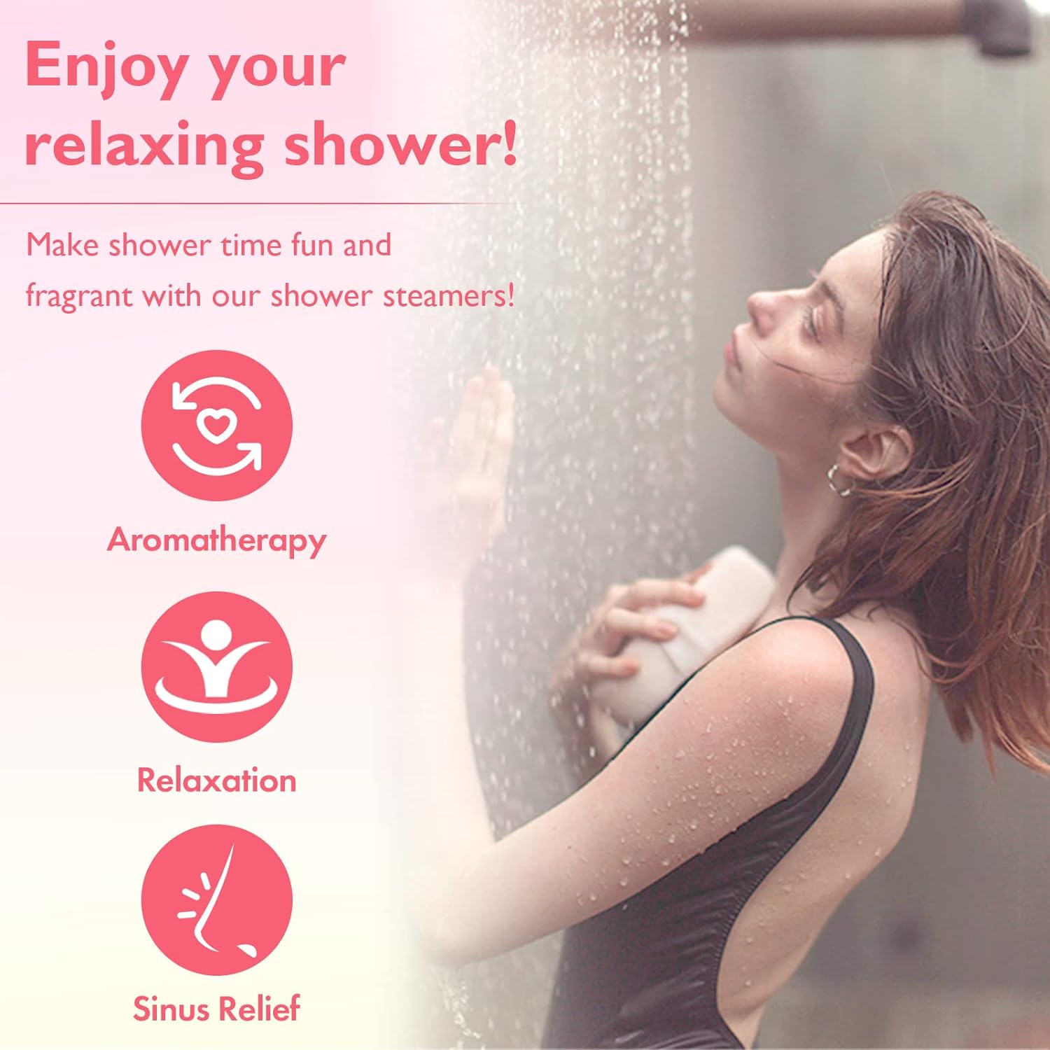 Multi-Scent Aromatherapy Shower Steamers Set (15 Pack)