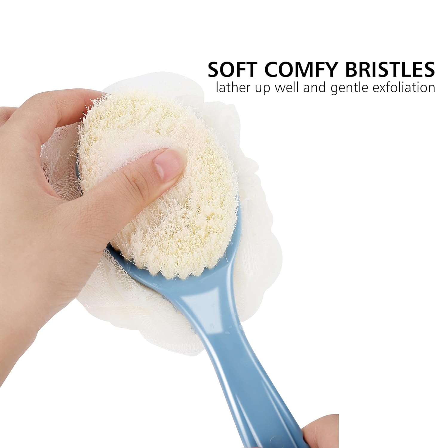 Dual-Sided Back Scrubber Brush