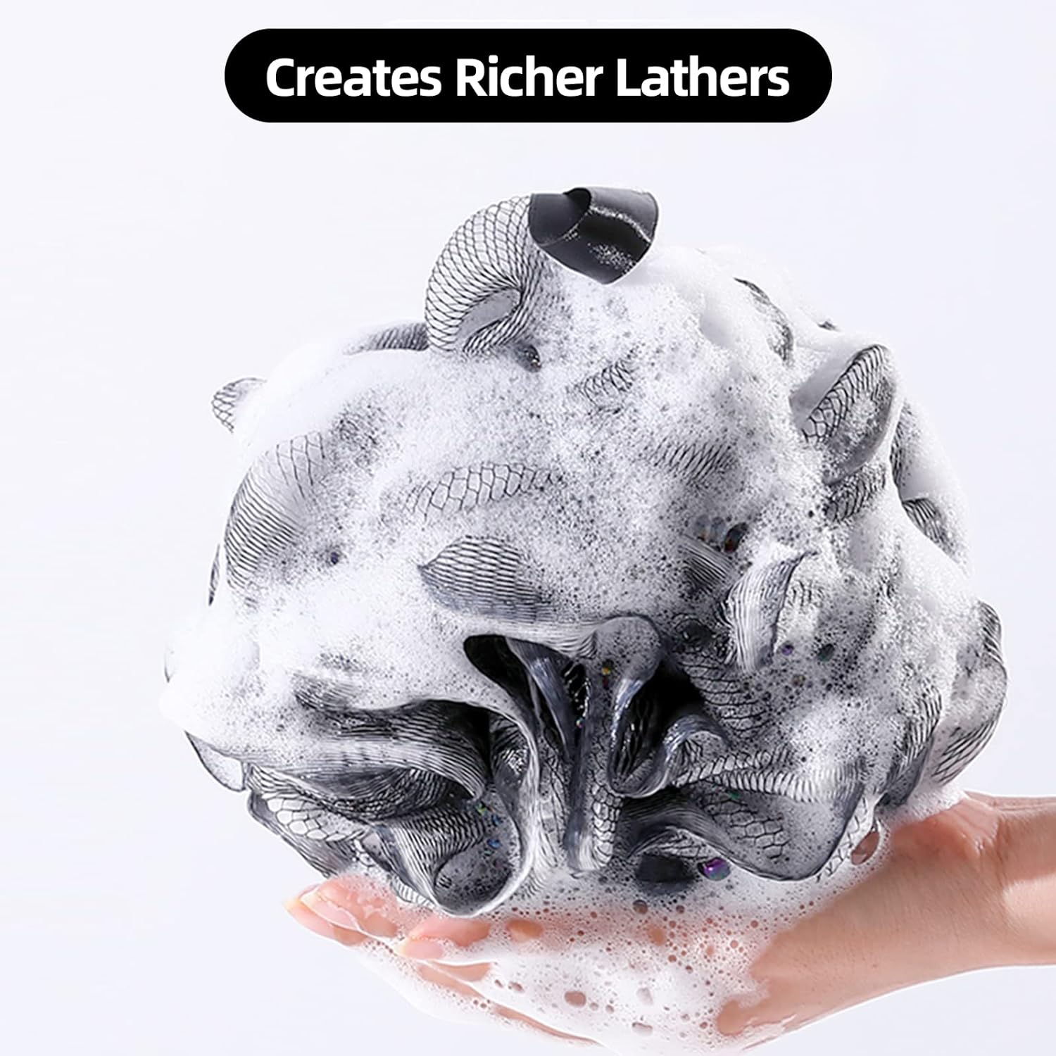 Mesh Shower Loofah Sponge Set (4 Colors)