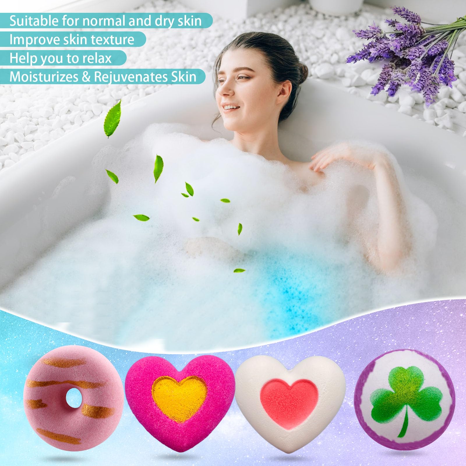 Natural Bath Bomb Gift Set