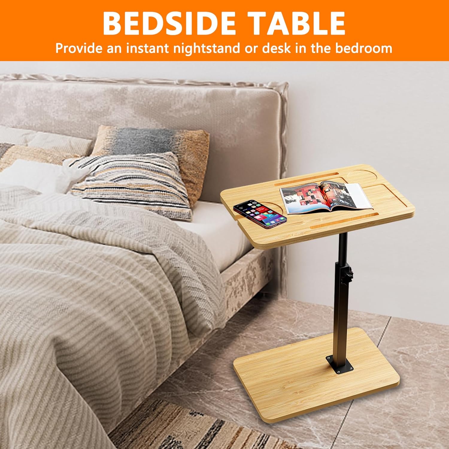Adjustable Bathtub Tray Table