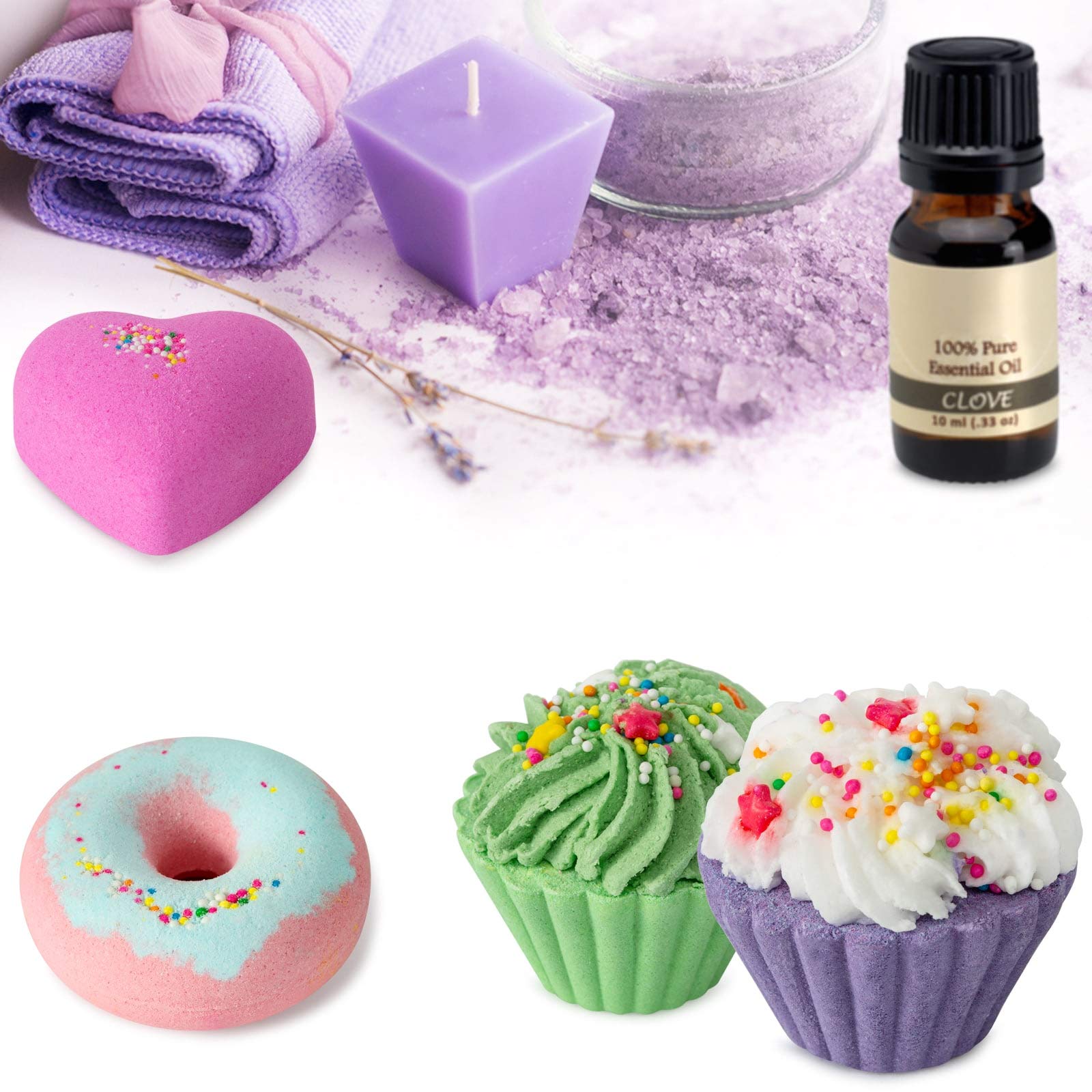 Natural Bath Bomb Gift Set