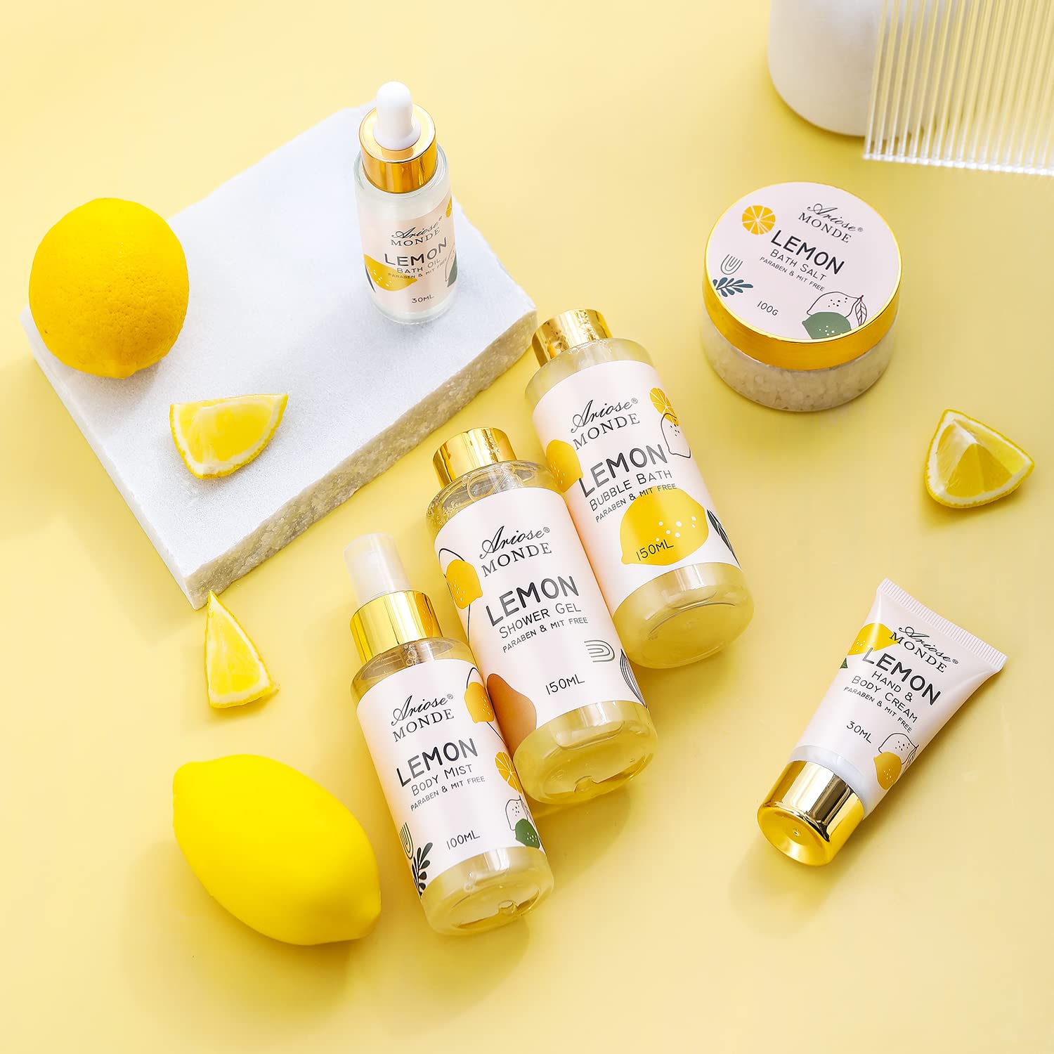 Citrus Lemon Spa and Body Care Set