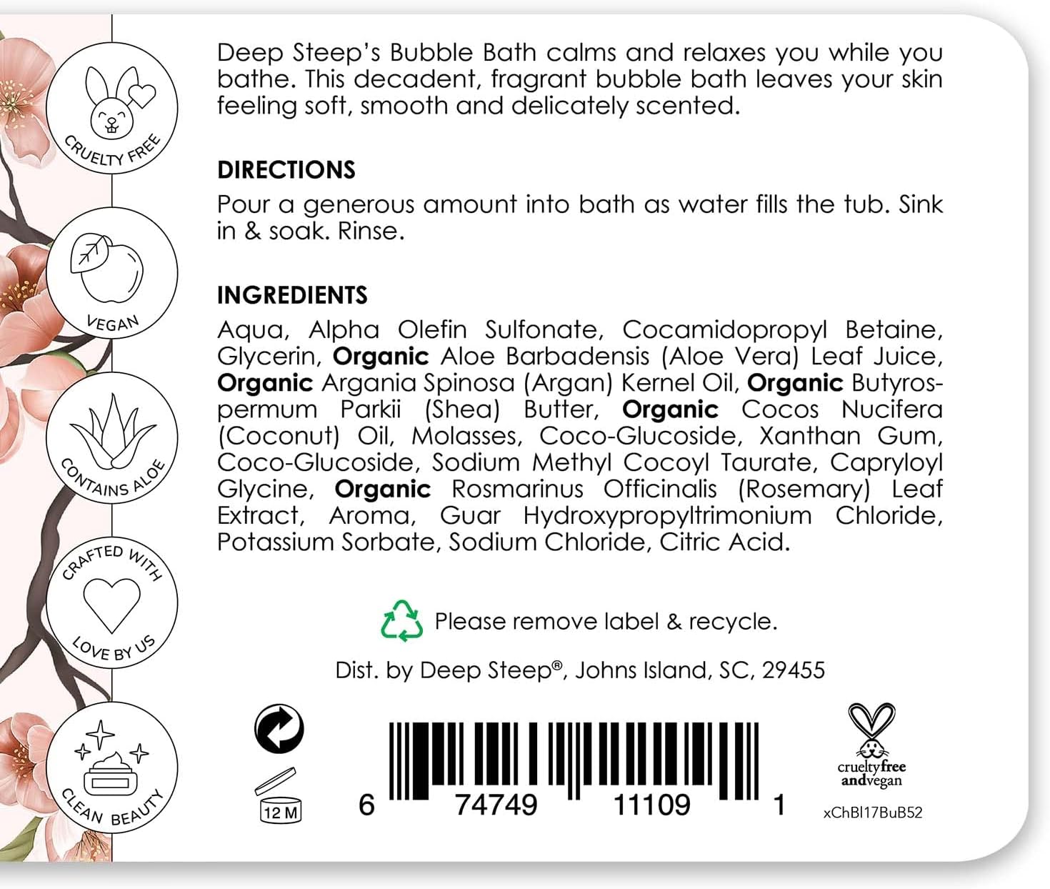 Vanilla Coconut Nourishing Bubble Bath (2-Pack)