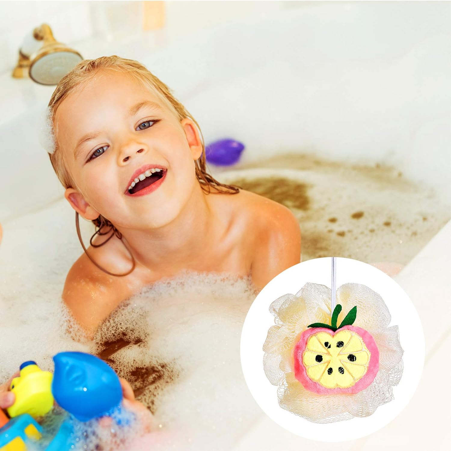 Fruit Bath Sponge Set (6-Pack)