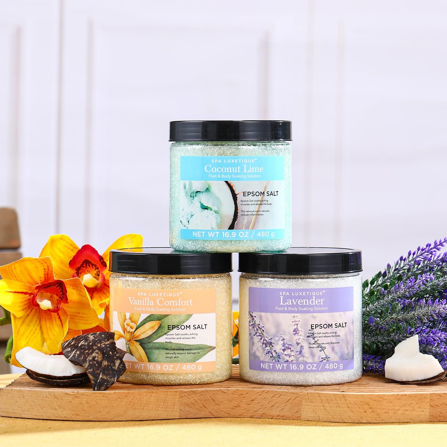 Luxury Epsom Bath Salt Gift Set