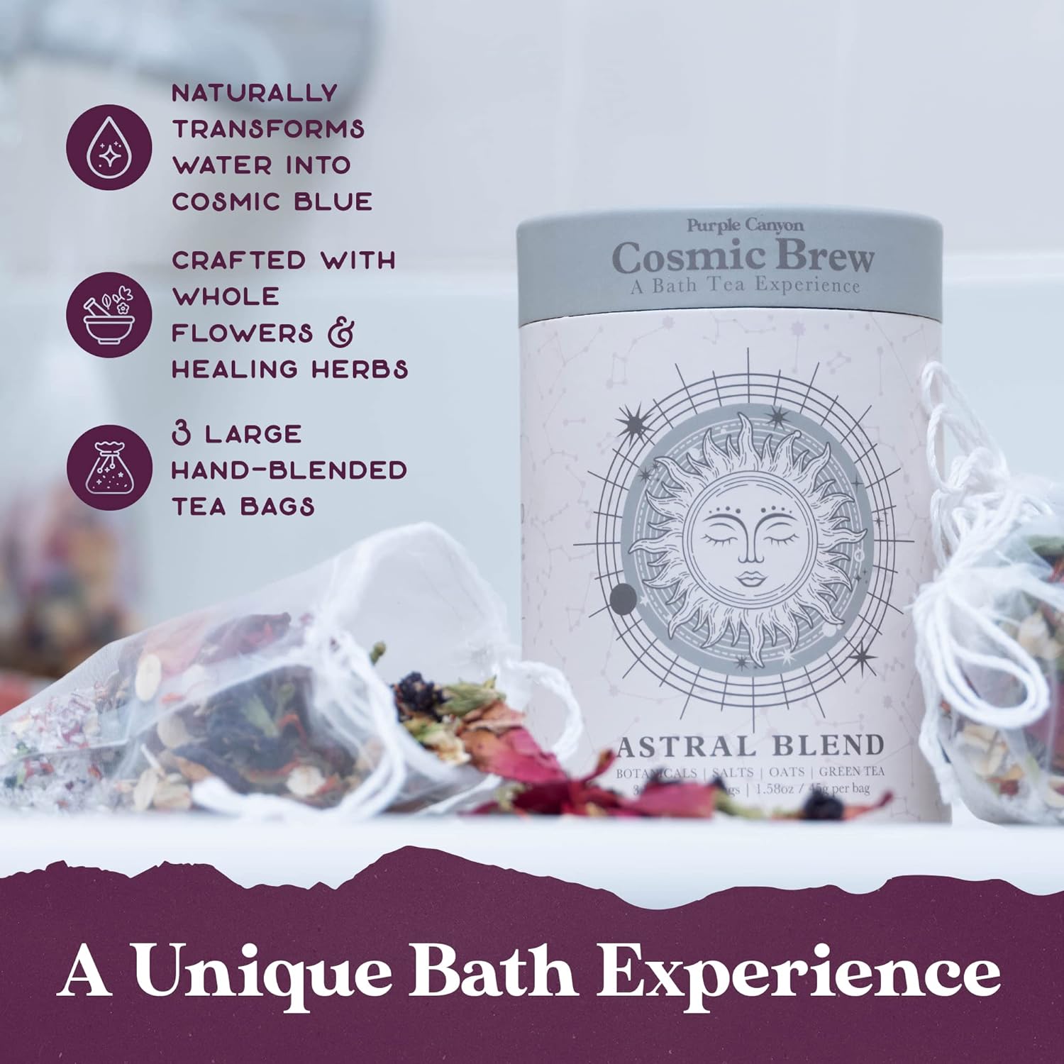 Botanical Lavender Bath Tea Soak (3 Pack)